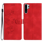 Custodia per telefono in pelle con motivo a farfalla in rilievo, For Huawei P40, For Huawei P30 lite, For Huawei P30 Pro, For Huawei P30