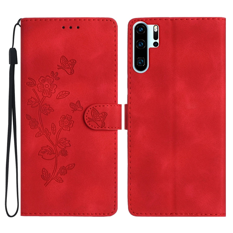 Custodia per telefono in pelle con motivo a farfalla in rilievo, For Huawei P40, For Huawei P30 lite, For Huawei P30 Pro, For Huawei P30