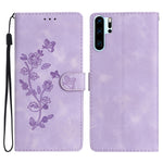 Custodia per telefono in pelle con motivo a farfalla in rilievo, For Huawei P40, For Huawei P30 lite, For Huawei P30 Pro, For Huawei P30