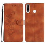 Custodia per telefono in pelle con motivo a farfalla in rilievo, For Huawei Y6p, For Huawei Y5p, For Huawei P40 lite, For Huawei P40 Pro