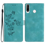 Custodia per telefono in pelle con motivo a farfalla in rilievo, For Huawei Y6p, For Huawei Y5p, For Huawei P40 lite, For Huawei P40 Pro