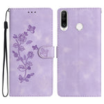 Custodia per telefono in pelle con motivo a farfalla in rilievo, For Huawei Y6p, For Huawei Y5p, For Huawei P40 lite, For Huawei P40 Pro