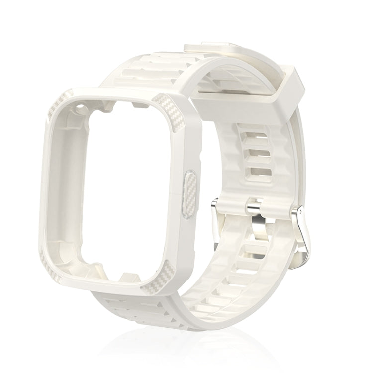 Cinturino in silicone con trama fibra di carbonio per Redmi Watch