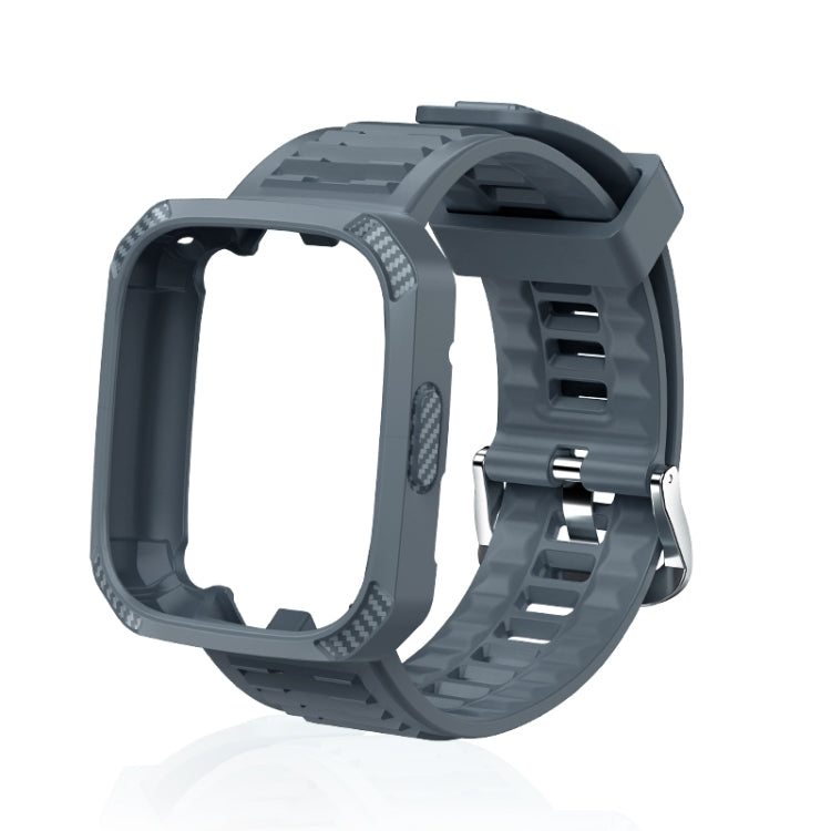 Cinturino in silicone con trama fibra di carbonio per Redmi Watch