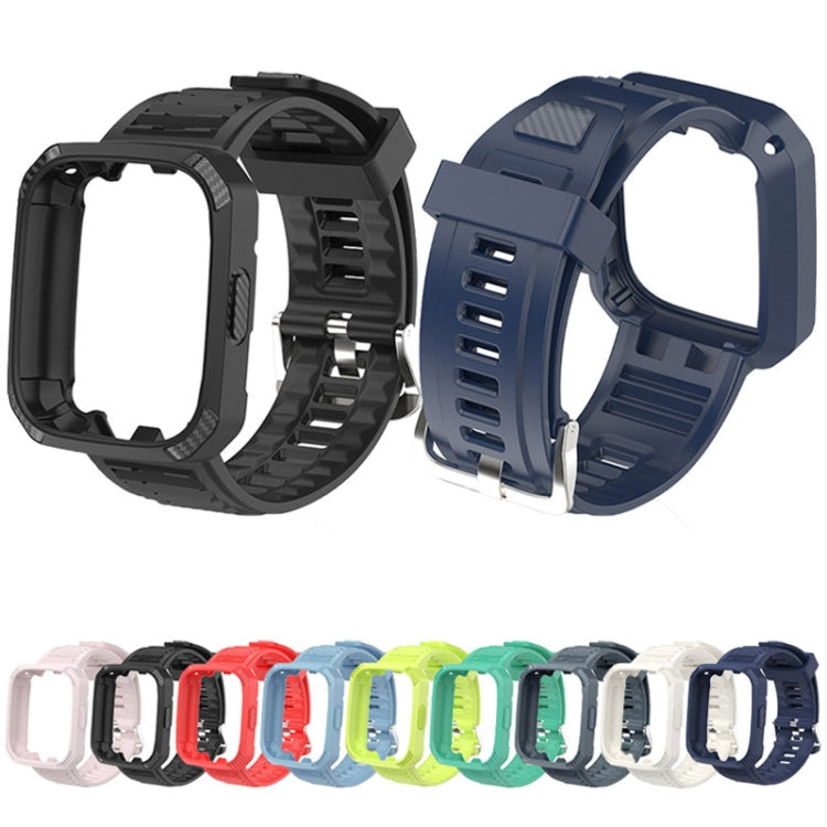 Cinturino in silicone con trama fibra di carbonio per Redmi Watch