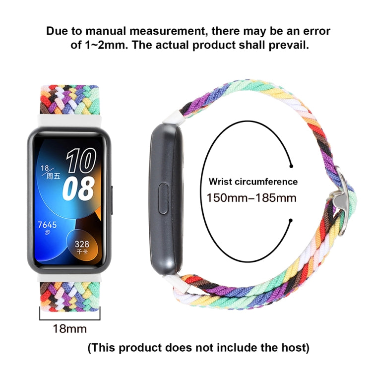 Cinturino per orologio con fibbia intrecciata in nylon, For Huawei Band 8
