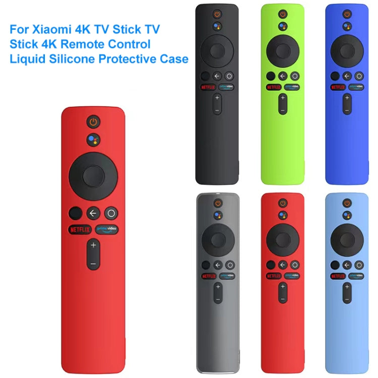 Custodia protettiva in silicone liquido per telecomando, For Xiaomi 4K TV Stick, For Xiaomi MiBox S