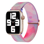 Cinturino di ricambio in nylon con motivo verniciato, For Apple Watch 6 44mm, For Apple Watch 5 44mm, For Apple Watch 5 40mm