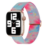 Cinturino di ricambio in nylon con motivo verniciato, For Apple Watch 4 44mm, For Apple Watch 4 40mm, For Apple Watch 3 38mm