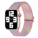 Cinturino di ricambio in nylon con motivo verniciato, For Apple Watch Ultra 49mm, For Apple Watch SE 2023 44mm, For Apple Watch 8 41mm