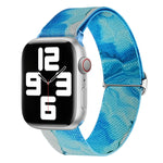 Cinturino di ricambio in nylon con motivo verniciato, For Apple Watch SE 2023 40mm, For Apple Watch 8 45mm, For Apple Watch Ultra 2 49mm