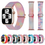 Cinturino di ricambio in nylon con motivo verniciato, For Apple Watch Ultra 49mm, For Apple Watch SE 2023 44mm, For Apple Watch 8 41mm