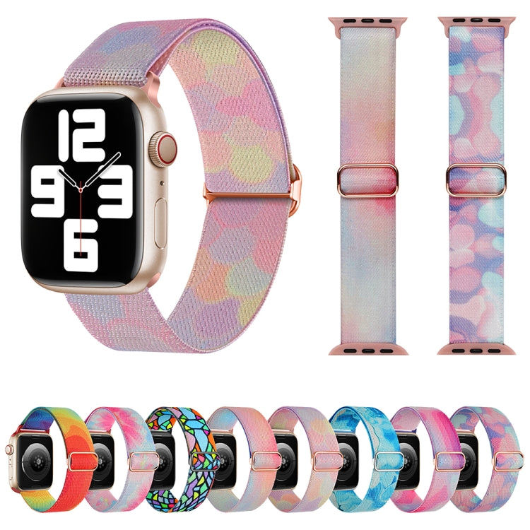 Cinturino di ricambio in nylon con motivo verniciato, For Apple Watch 42mm, For Apple Watch 38mm