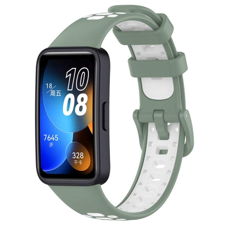 Cinturino silicone bicolore per Huawei Band 10 9 8