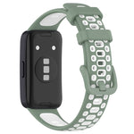 Cinturino di ricambio in silicone bicolore, For Huawei Band 10 / 9 / 8