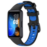Cinturino di ricambio in silicone bicolore, For Huawei Band 10 / 9 / 8
