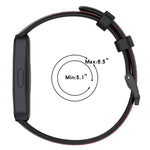 Cinturino di ricambio in silicone bicolore, For Huawei Band 10 / 9 / 8