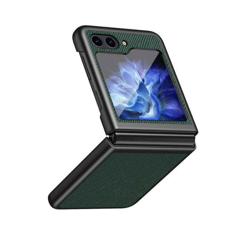 Custodia per telefono protettiva antiurto Cross Texture All Inclusive, For Samsung Galaxy Z Flip5