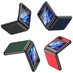 Custodia per telefono protettiva antiurto Cross Texture All Inclusive, For Samsung Galaxy Z Flip5