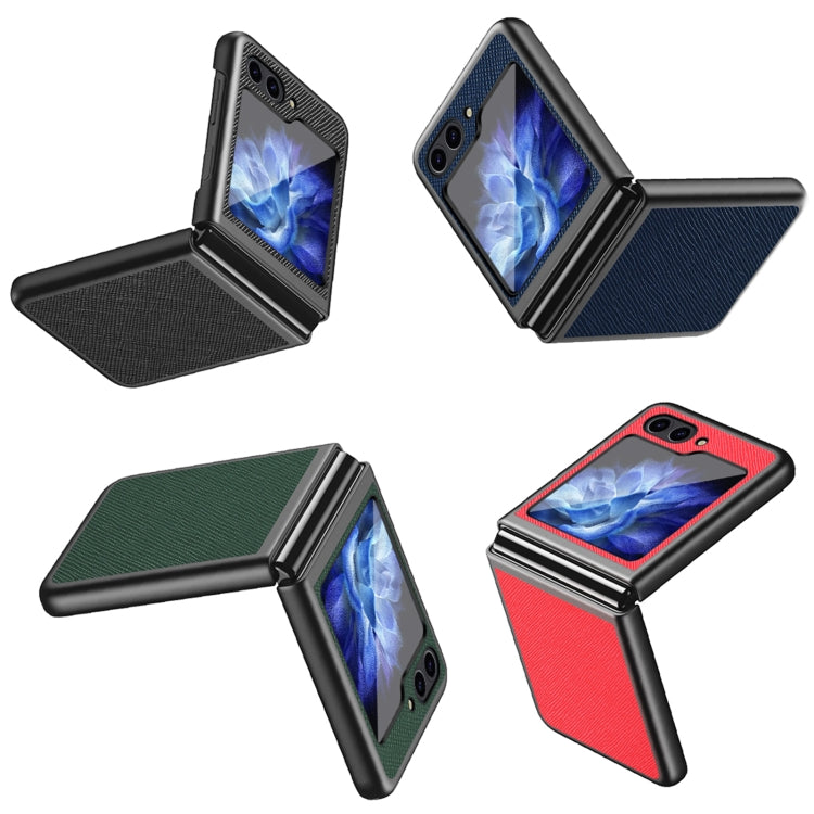 Custodia per telefono protettiva antiurto Cross Texture All Inclusive, For Samsung Galaxy Z Flip5