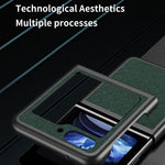 Custodia per telefono protettiva antiurto Cross Texture All Inclusive, For Samsung Galaxy Z Flip5