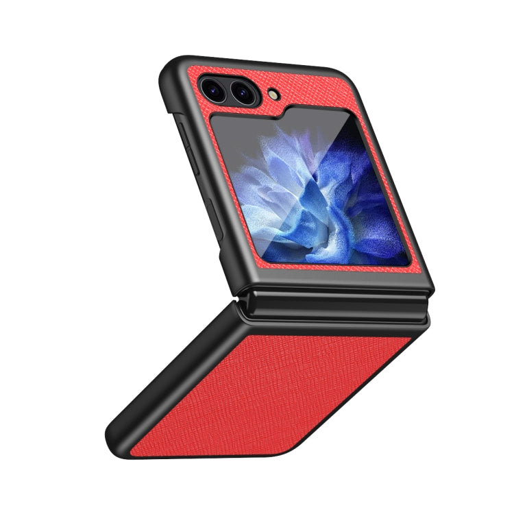 Custodia per telefono protettiva antiurto Cross Texture All Inclusive, For Samsung Galaxy Z Flip5