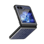 Custodia protettiva pieghevole in pelle di coccodrillo, For Samsung Galaxy Z Flip5