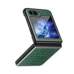 Custodia protettiva pieghevole in pelle di coccodrillo, For Samsung Galaxy Z Flip5