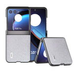 Custodia per telefono con bordo nero serie Diamond ABEEL, For Motorola Razr 50, For Motorola Razr 40, For Motorola Razr 40 Ultra