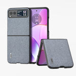 Custodia per telefono con bordo nero serie Diamond ABEEL, For Motorola Razr 50, For Motorola Razr 40, For Motorola Razr 40 Ultra