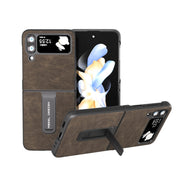 Custodia PU con texture Litchi per Samsung Galaxy Z Flip4