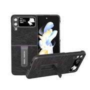 Custodia PU con texture Litchi per Samsung Galaxy Z Flip4