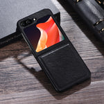 Custodia antiurto in pelle per Samsung Galaxy Z Flip5