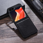 Custodia antiurto in pelle per Samsung Galaxy Z Flip5