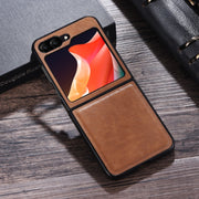 Custodia antiurto in pelle per Samsung Galaxy Z Flip5