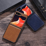 Custodia antiurto in pelle per Samsung Galaxy Z Flip5