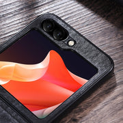 Custodia antiurto in pelle per Samsung Galaxy Z Flip5