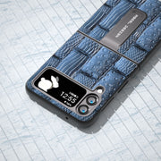 Custodia in vera pelle per Samsung Galaxy Z Flip4
