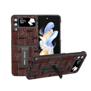Custodia in vera pelle per Samsung Galaxy Z Flip4