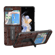 Custodia in vera pelle per Samsung Galaxy Z Flip4