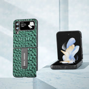 Custodia in vera pelle per Samsung Galaxy Z Flip4