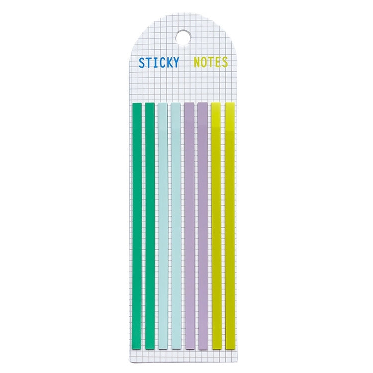 Striscia trasparente Colore fluorescente Impermeabile Sticky Note Long Strip Index Sticker