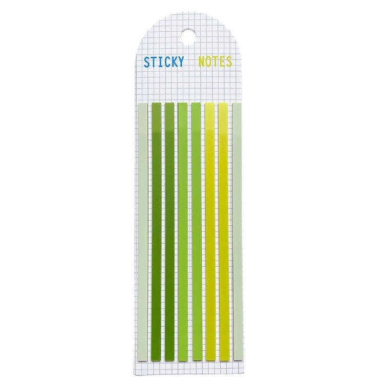Striscia trasparente Colore fluorescente Impermeabile Sticky Note Long Strip Index Sticker