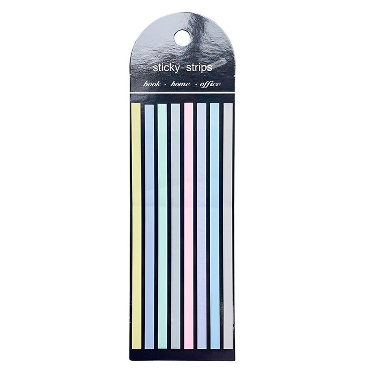 Striscia trasparente Colore fluorescente Impermeabile Sticky Note Long Strip Index Sticker