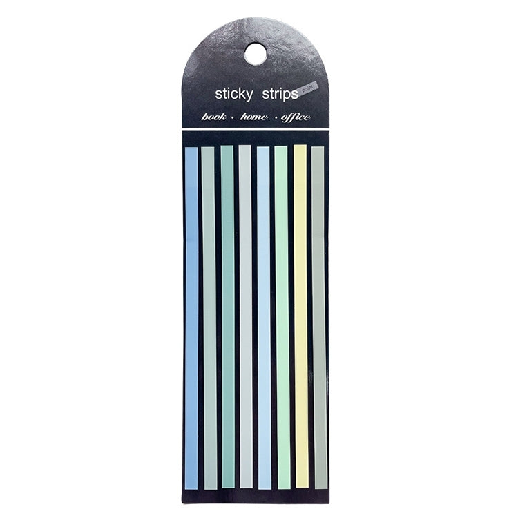 Striscia trasparente Colore fluorescente Impermeabile Sticky Note Long Strip Index Sticker
