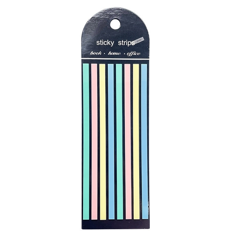 Striscia trasparente Colore fluorescente Impermeabile Sticky Note Long Strip Index Sticker
