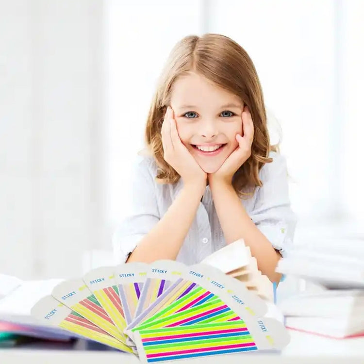 Striscia trasparente Colore fluorescente Impermeabile Sticky Note Long Strip Index Sticker