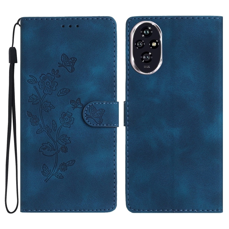 Custodia per telefono in pelle con motivo a farfalla in rilievo, For Honor X5b Plus, For Honor X5b, For Honor 200, For Honor 200 Pro