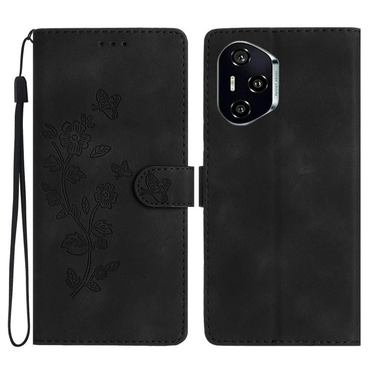 Custodia per telefono in pelle con motivo a farfalla in rilievo, For Honor 400 Smart 5G, For Honor X6c 4G, For Honor 400 Pro Global 160.8mm, For Honor 400 Lite Global