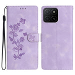 Custodia per telefono in pelle con motivo a farfalla in rilievo, For Honor X5b Plus, For Honor X5b, For Honor 200, For Honor 200 Pro